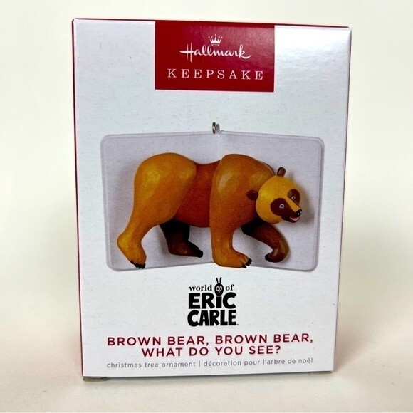 Sold! 2022 Hallmark Ornament Eric Carle BROWN BEAR - Picture 1 of 4
